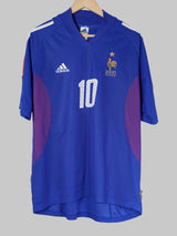 2002-04 France Zidane #10 Home Shirt (L)