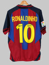 2003/4 Barcelona Ronaldinho #10 Camiseta Local (S) Nike