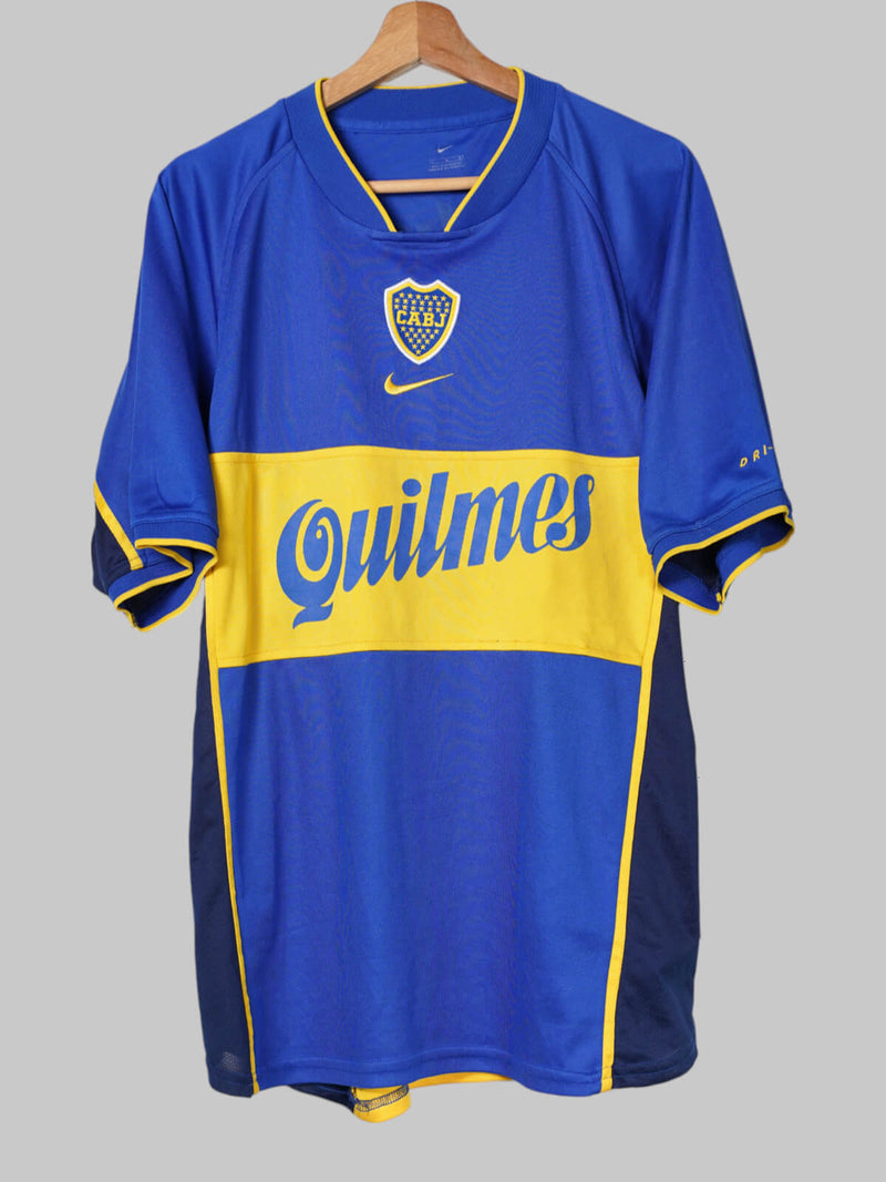 2001/2 Boca Juniors Roman #10 Home Shirt (L)
