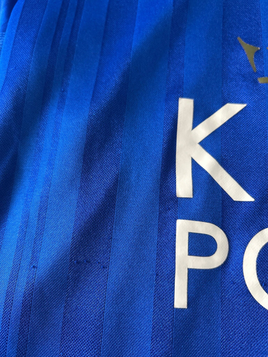 2016/17 Leicester City Vardy #9 Home Shirt (M)