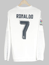 2015/16 Real Madrid Ronaldo #7 Home Shirt L/S (M)