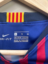 2018/19 Barcelona Messi #10 Home Shirt (XL Kids)