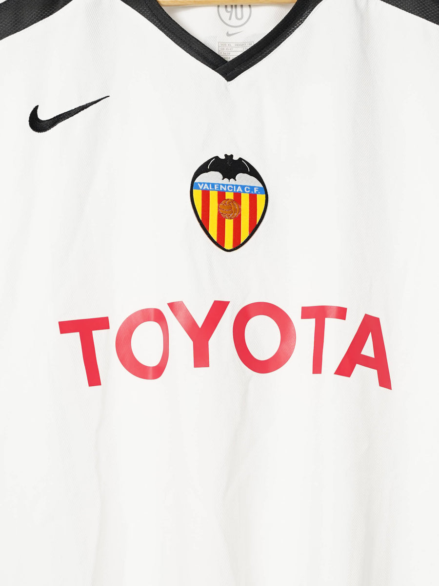 2005/6 Valencia David Villa #7 Home Shirt (XL)