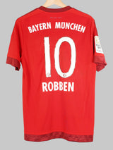 2015/16 Bayern Munich Robben #10 Home Shirt (M)