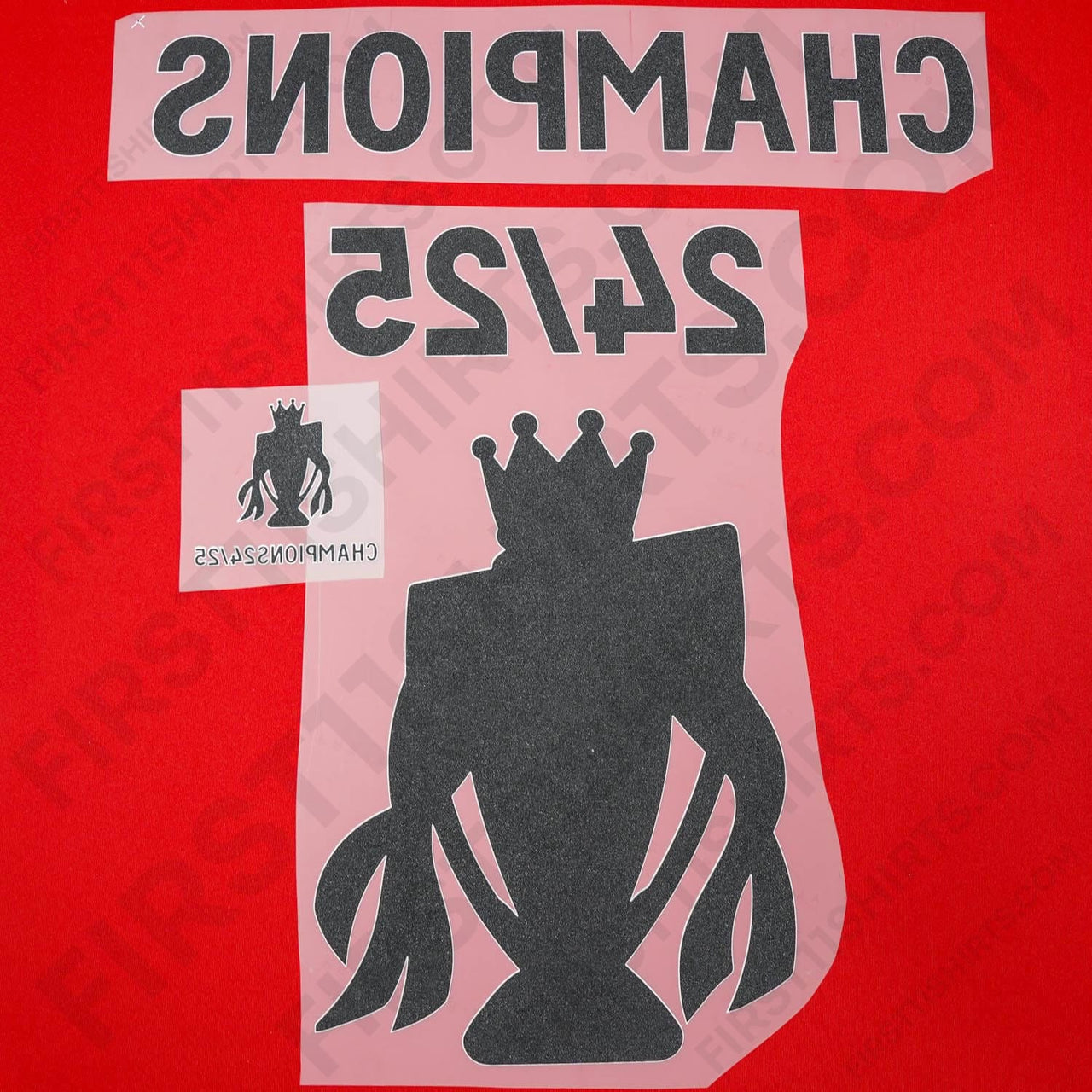 2024/25 Liverpool Home Name Set Premier League Champions 24/25 (Repro)