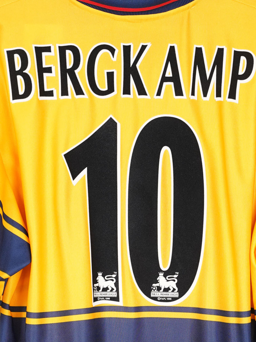 1997/99 Arsenal Bergkamp #10 Away Shirt (XL)