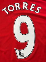 2008/9 Liverpool Torres #9 Home Shirt (M)