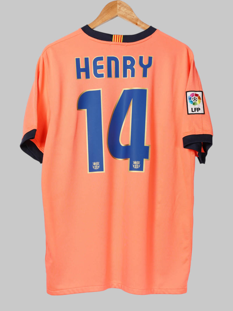 2009/11 Barcelona Henry #14 Away Shirt (L)