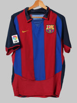 2003/4 Barcelona Ronaldinho #10 Home Shirt (L)