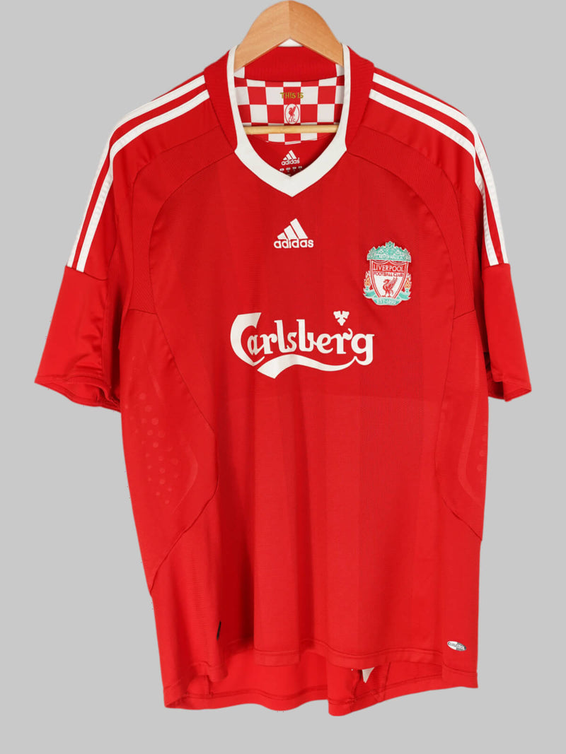 2008/09 Liverpool Kuyt #18 Home Shirt (XL)