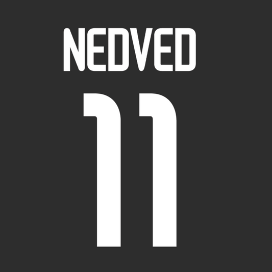 Juventus 2003/4 Third Nedved #11 Nameset Repro