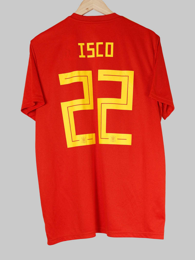 2018/19 Spain Isco #22 Home Shirt (XL)
