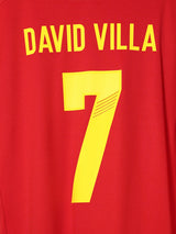 2012/13 Spain David Villa #7 Home Shirt (XL)