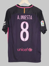 2016/17 Barcelona A.Iniesta #8 Away Shirt (M) Nike