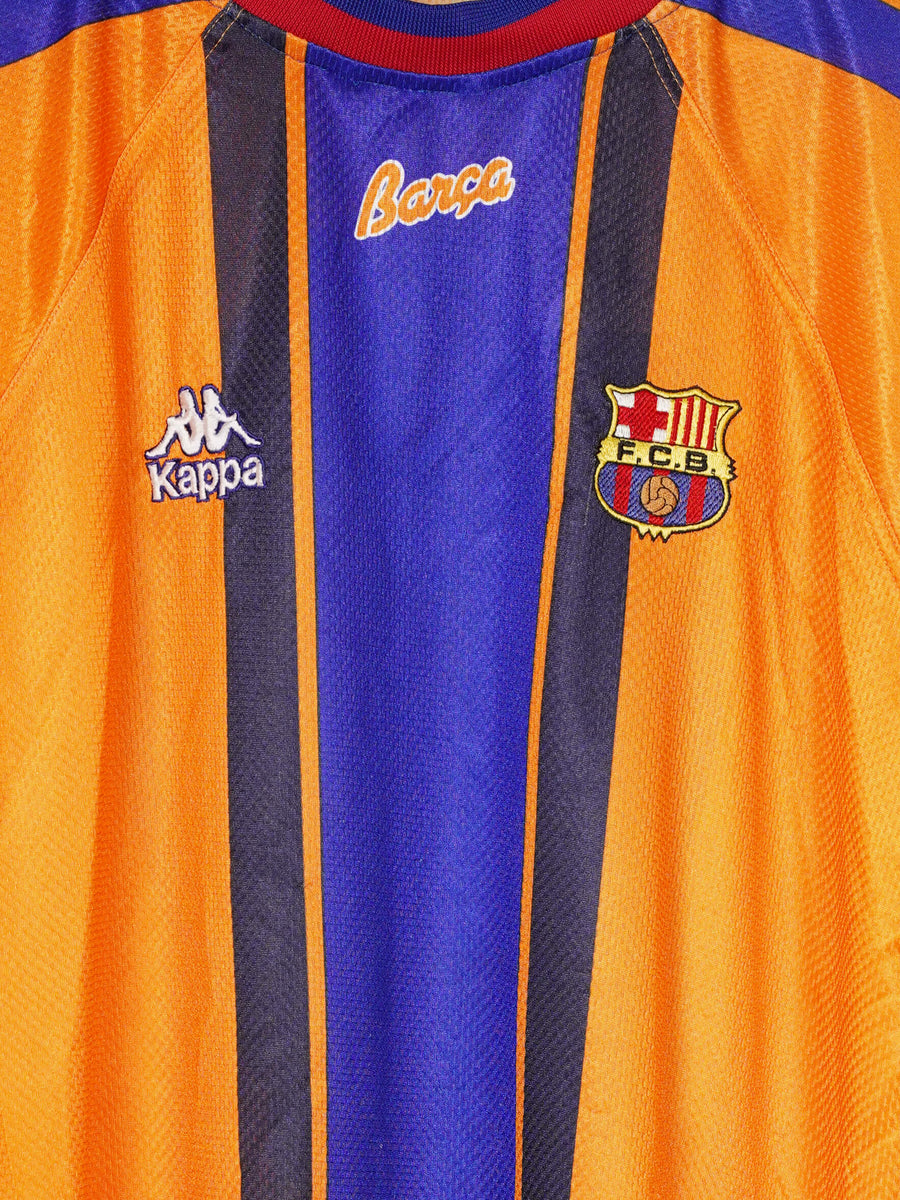 1997/98 Barcelona Rivaldo #11 Away Shirt (L)
