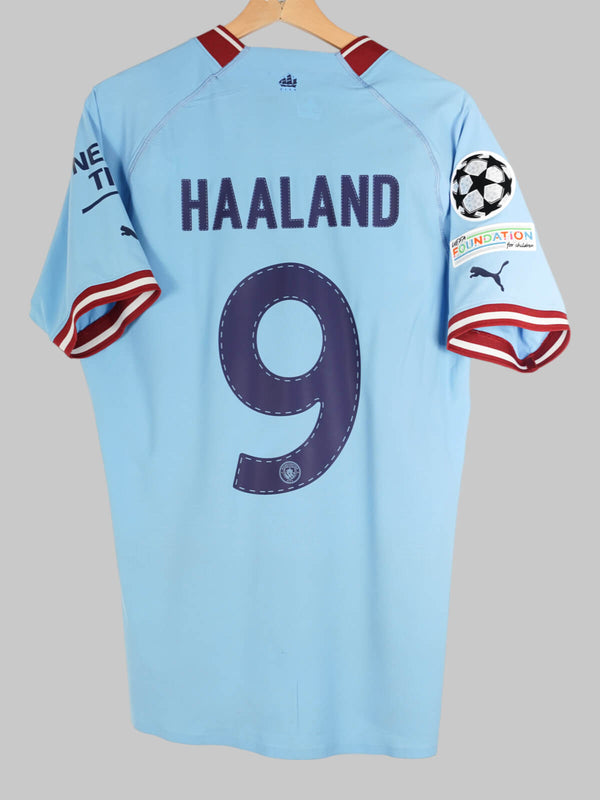 2022/23 Manchester City Haaland #9 Home Shirt Player Issue (M) Puma