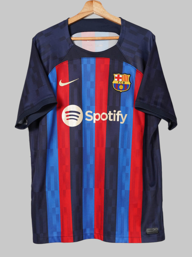 2022/23 Barcelona #10 Ansu Fati #10 Home Shirt (XL)
