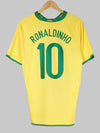 2008/9 Brasile Ronaldinho #10 Maglia Home (M) Nike