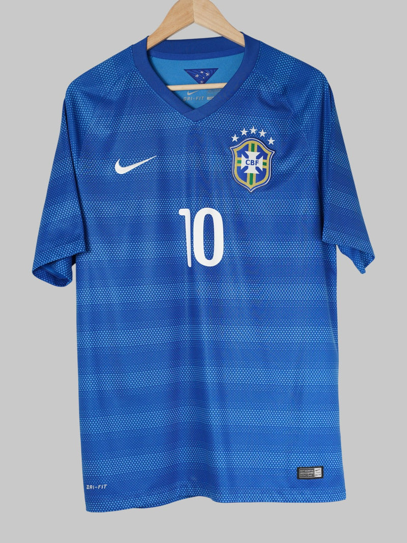 2014/15 Brazil Neymar Jr #10 Away Shirt (L)