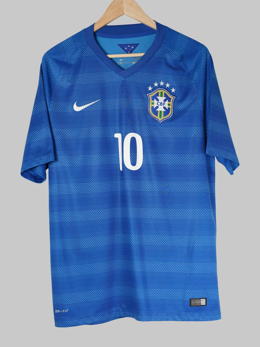 2014/15 Brazil Neymar Jr #10 Away Shirt (L)