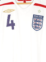 2007/9 England Gerrard #4 Home Shirt (L)