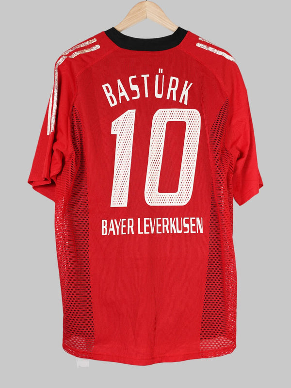 2003/04 Leverkusen Bastürk #10 Match Worn (XL) Adidas