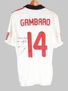 AC Milan Signed Away Shirt 2010/11 Gambaro #14 BNWT (M)