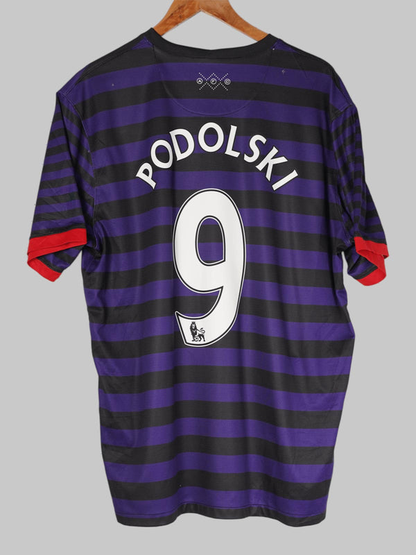 2012/13 Arsenal Podolski #9 Maglia Away (XL) Nike