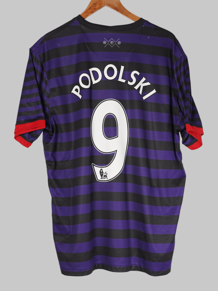 2012/13 Arsenal Podolski #9 Away Shirt (XL) Nike