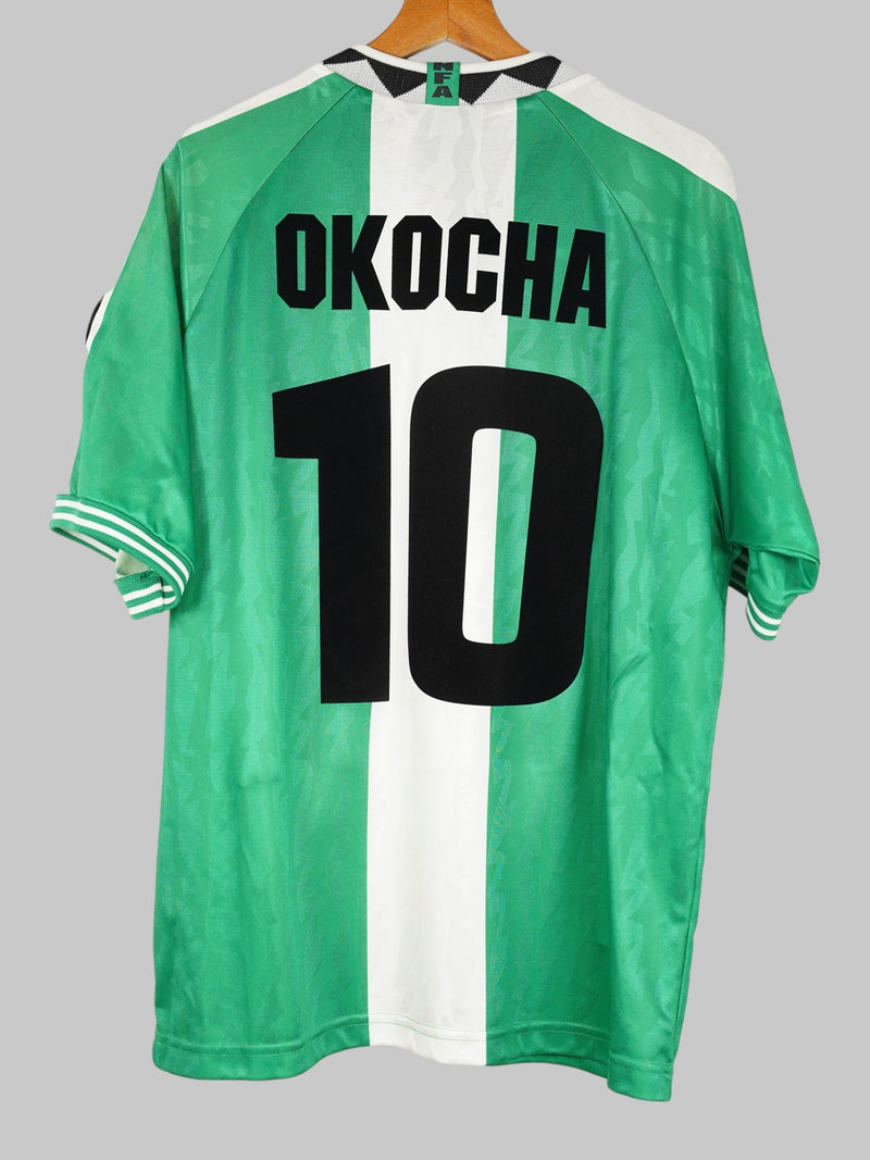 1996/97 Nigeria Okocha #10 Home Shirt (L)