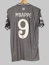 2024/25 Real Madrid Mbappe #9 Third Shirt Player Version (S)