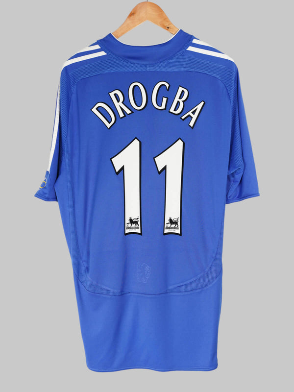 2006/08 Chelsea Drogba #11 Home Shirt (XL) adidas