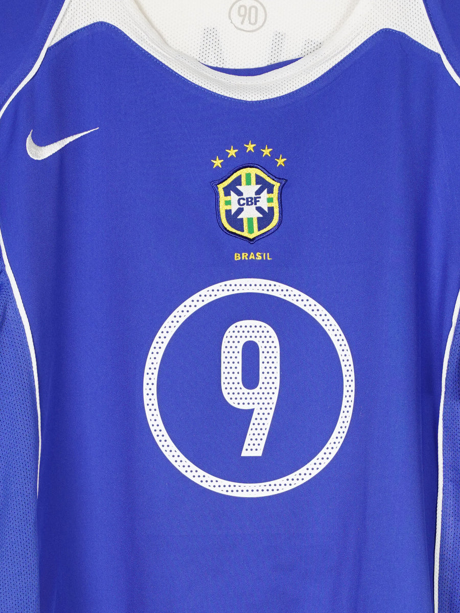 2004/05 Brazil Ronaldo #9 Away Shirt (L)