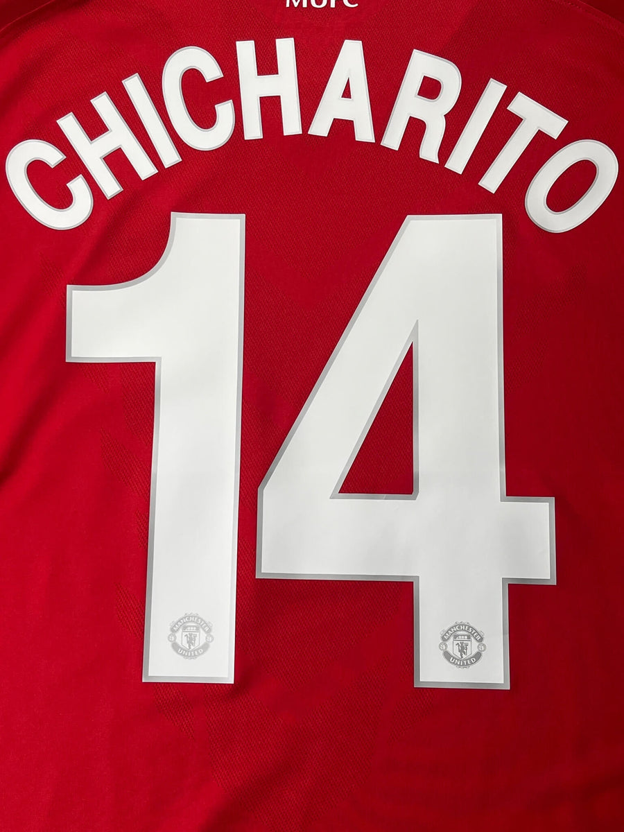 2010/11 Manchester United Chicharito #14 Home Shirt (L)