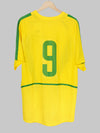 Brazil Home Shirt 2002/4 #9 (XL)