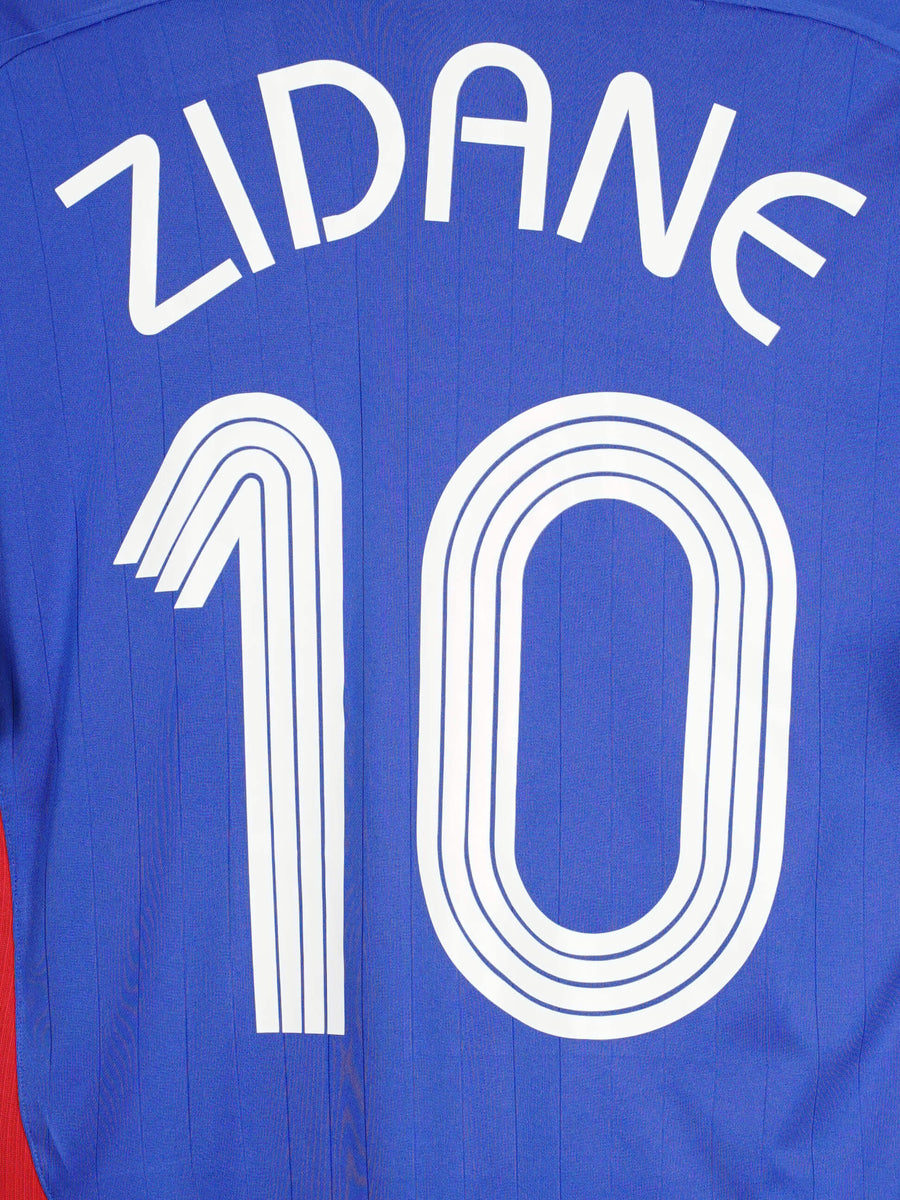 2006/07 France Zidane #10 Home Shirt (XL)