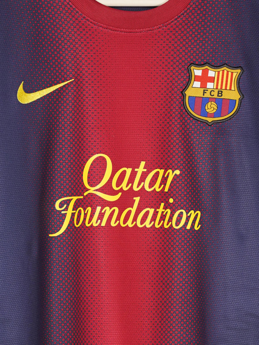 2012/13 Barcelona David Villa #7 Home Shirt (M)