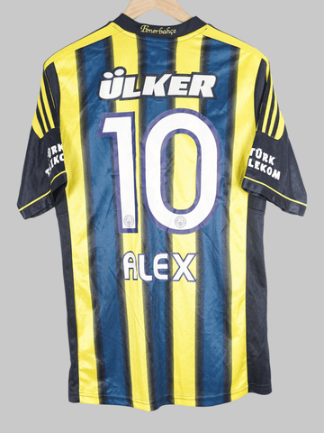 2011/12 Fenerbahce Alex #10 Home Shirt Signed (M)