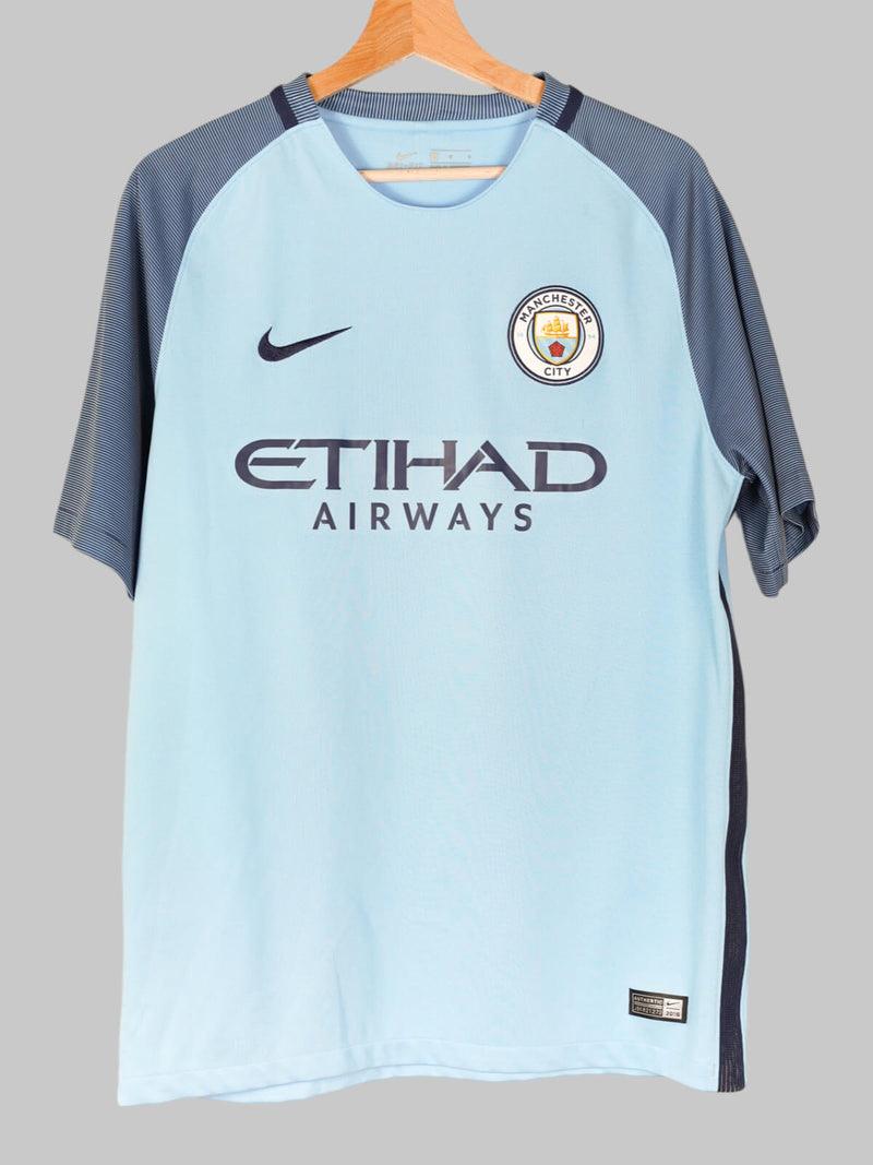 2016/17 Manchester City Kun Agüero #10 Home Shirt (L)