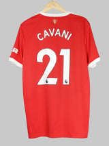 2021/22 Manchester United Home Shirt Cavani #21 (L)