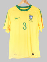 2010/11 Brazil Lucio #3 Home Shirt (S)