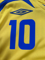 2007/8 Sweden Ibrahimovic #10 Home Shirt (L)