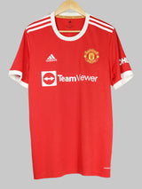 2021/22 Manchester United Home Shirt Cavani #21 (L)