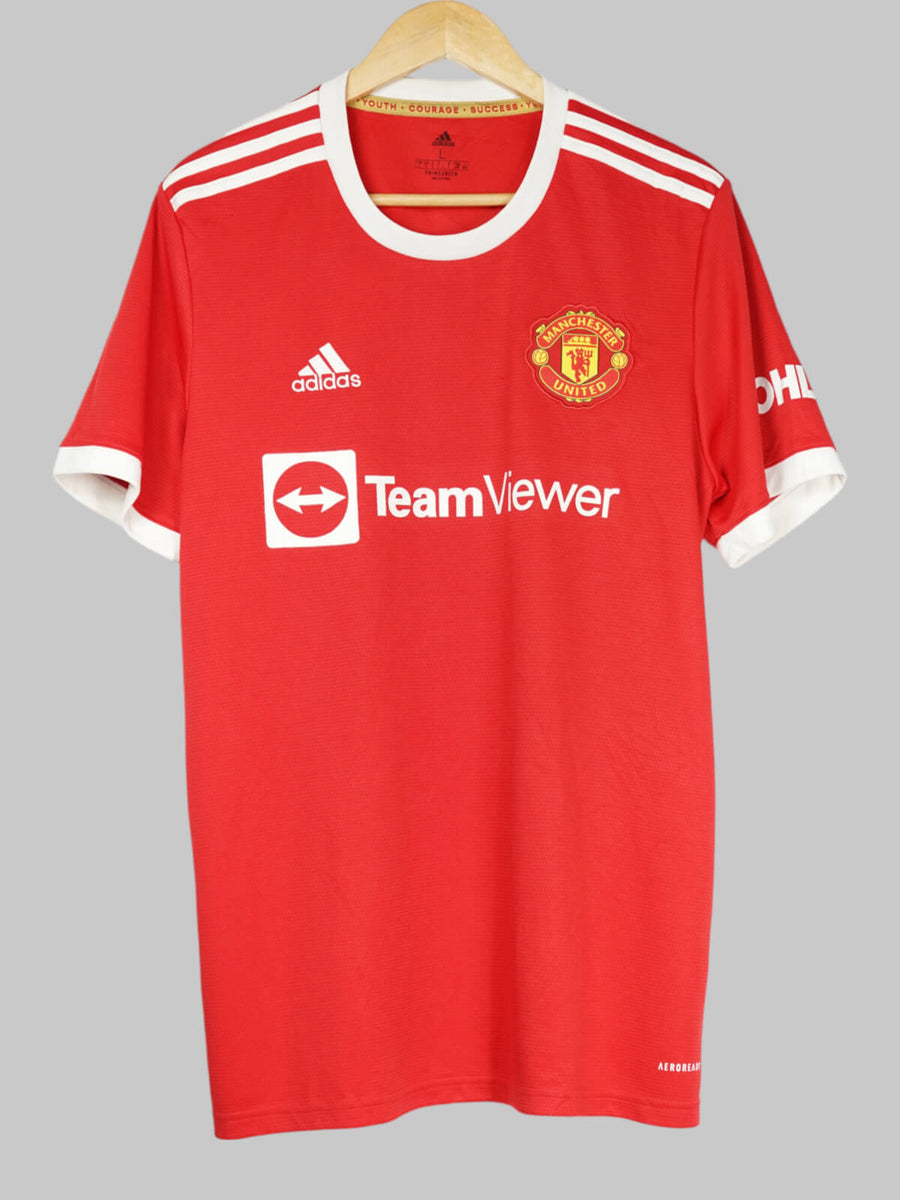 2021/22 Manchester United Home Shirt Cavani #21 (L)