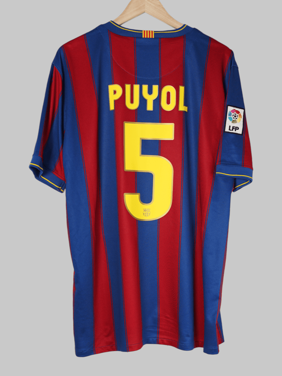 2009/10 Barcelona Puyol #5 Home Shirt (XXL)