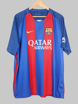 2016/17 Barcelona Messi #10 Home Shirt (XXL)