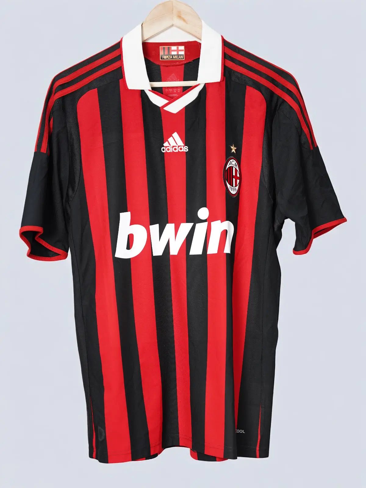AC Milan 2009/10 Home Shirt Ronaldinho 80 (L)