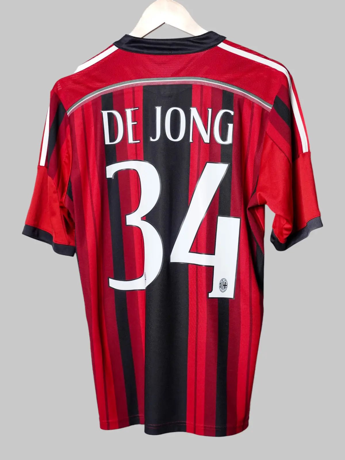AC Milan 2014/15 Home Shirt De Jong 34 (M)