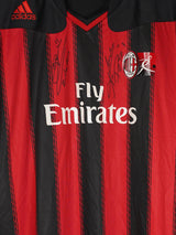 Ac Milan Academy Shirt 2011/12 Signed by Zlatan & Pato (L)