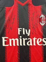 Ac Milan Academy Shirt 2011/12 Signed by Zlatan & Pato (L)